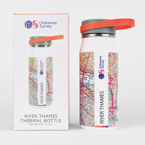 River Thames Thermal Bottle, White