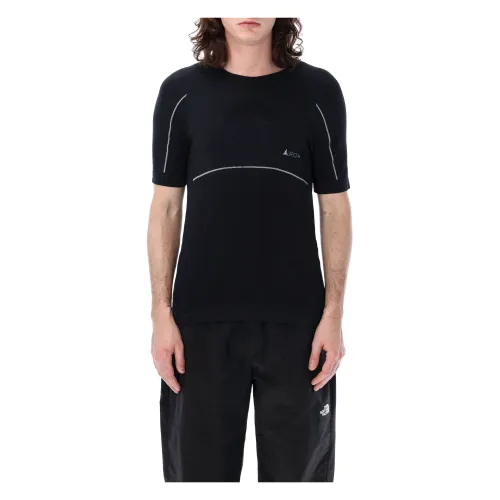 ROA , Men's Clothing T-Shirts & Polos Black Ss24 ,Black male, Sizes:
