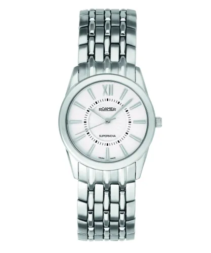 Roamer : Womens Supernova White Watch - Silver Stainless Steel - One Size