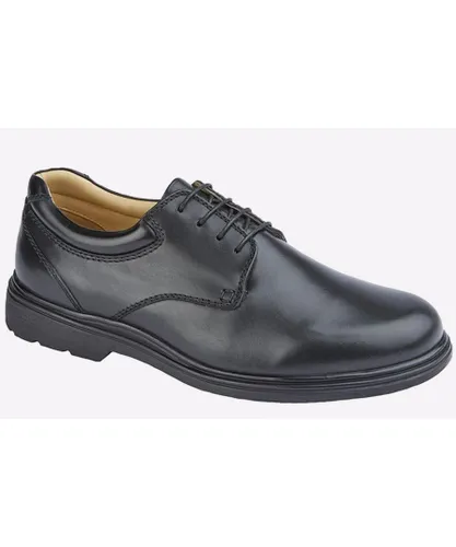 Roamers Trenton Leather Shoes Mens - Black