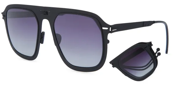 ROAV Galaxy 8003 Virgil Folding Black Polarized 13.41 Men's Sunglasses Black Size 57