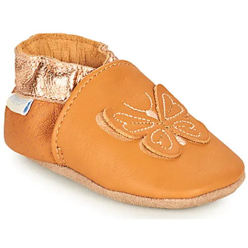 Robeez  FLY IN THE WIND  girls's Baby Slippers in Brown