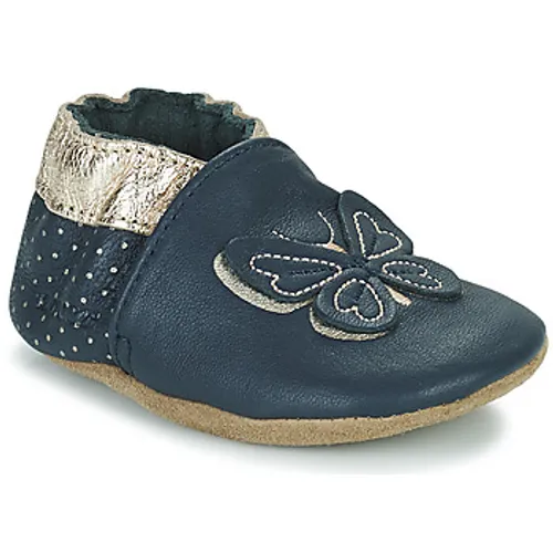 Robeez  FLY IN THE WIND  girls's Baby Slippers in Marine