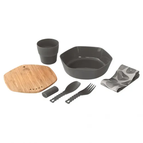 Robens - Leaf Meal Kit - Set of dishes size 20 x 18,3 x 5,5 cm, grey