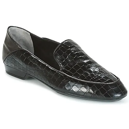 Robert Clergerie  FANIN-COCCO-AGNEAU-NOIR  women's Loafers / Casual Shoes in Black