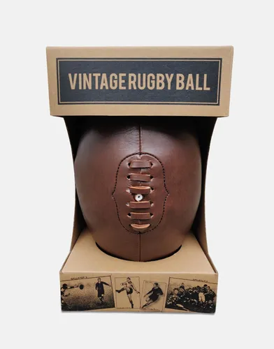 Robert Frederick Vintage Rugby Ball In A Kraft Box