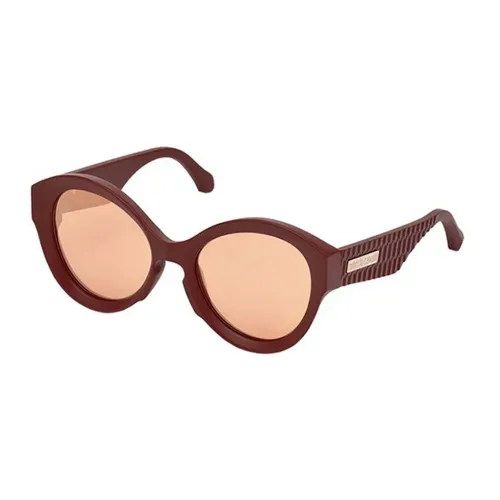 Roberto Cavalli , Burgundy/Brown Montecristo Sunglasses ,Brown female, Sizes: