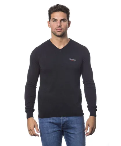 Roberto Cavalli Mens Sport Antracite Sweater - Multicolour