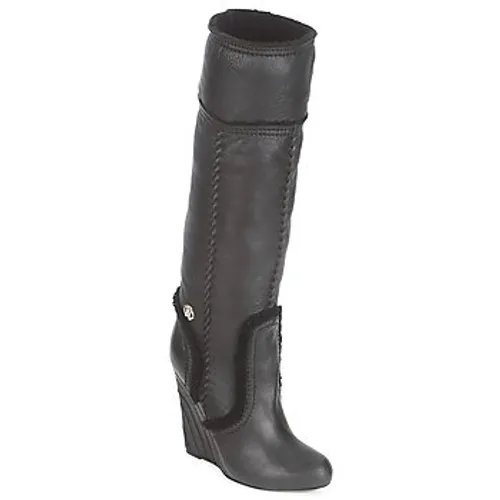 Roberto Cavalli  QDS598-PJ007  women's High Boots in Black
