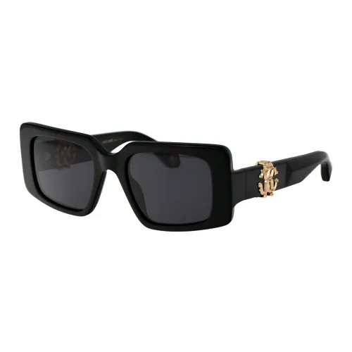 Roberto Cavalli , Stylish Sunglasses Src039M ,Black female, Sizes: