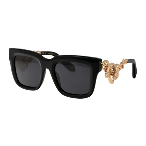 Roberto Cavalli , Stylish Sunglasses Src041M ,Black female, Sizes: