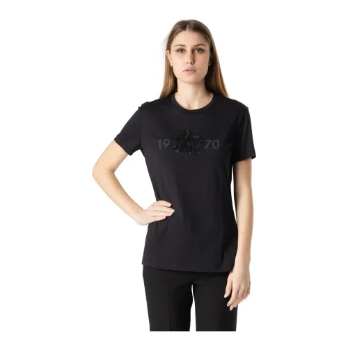 Roberto Cavalli , T-Shirts ,Black female, Sizes: