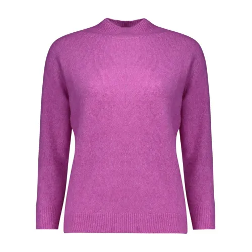 Roberto Collina , Cashmere Turtleneck Sweatshirt for Women ,Pink female, Sizes: