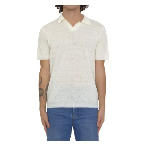Roberto Collina , Men&#39;s Clothing T-Shirts &amp; Polos Beige Ss23 ,Beige male, Sizes:
