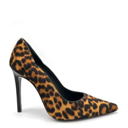 Roberto Festa , Leopard Print Heels, Made in Italy ,Yellow female, Sizes:
