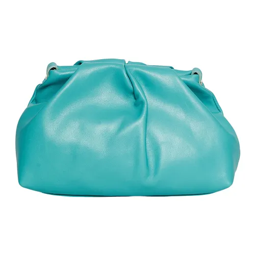 Roberto Festa , Saturnia Blue Leather Handbag ,Blue female, Sizes: ONE SIZE