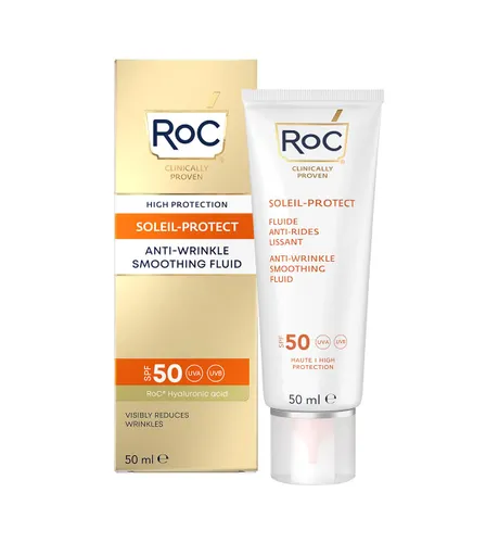 RoC - Soleil-Protect Anti-Wrinkle Smoothing Fluid SPF50+ -