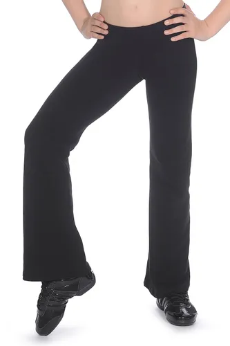 Roch Valley Cotton/Lycra Boot Leg Jazz pants Age 5-6 Black