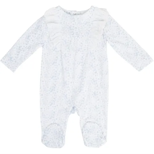 Rock A Bye Baby Girls Boutique Babygrow Baby Blue