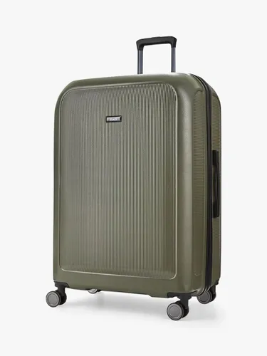 Rock Austin 8-Wheel 79cm Expandable Large Suitcase - Olive Green - Unisex
