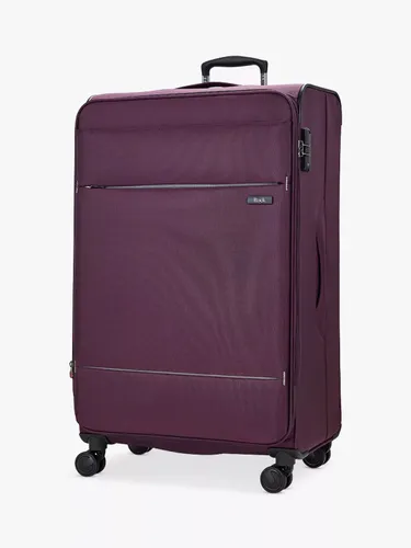 Rock Deluxe Lite 8-Wheel 83cm Expandable Large Suitcase - Purple - Unisex
