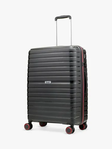 Rock Hydra Lite 8-Wheel 65.5cm Medium Suitcase - Black - Unisex