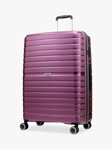 Rock Hydra Lite 8-Wheel 76cm Large Suitcase - Purple - Unisex