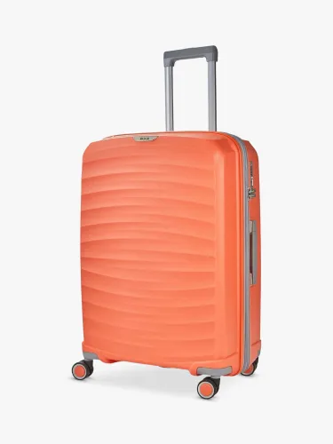 Rock Sunwave 8-Wheel 66cm Expandable Medium Suitcase - Peach - Unisex