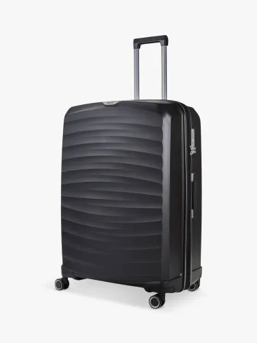 Rock Sunwave 8-Wheel 79cm Expandable Large Suitcase - Black - Unisex