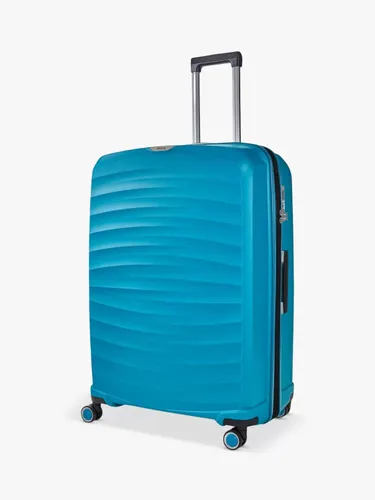 Rock Sunwave 8-Wheel 79cm Expandable Large Suitcase - Blue - Unisex