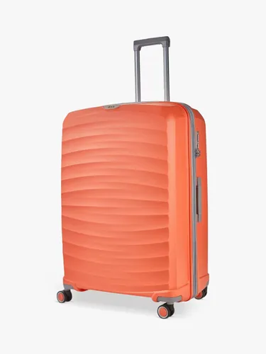 Rock Sunwave 8-Wheel 79cm Expandable Large Suitcase - Peach - Unisex