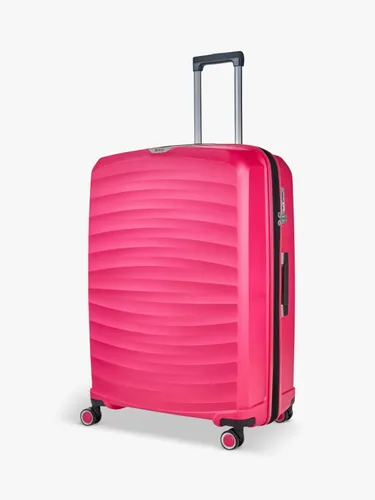Rock Sunwave 8-Wheel 79cm Expandable Large Suitcase - Pink - Unisex