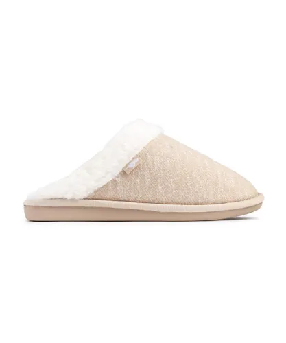 Rocket Dog Rosie Skirball Slippers Womens - Natural Textile