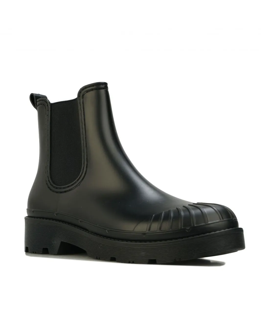 Rocket Dog Womenss Puddle Rubber Chelsea Boots in Black