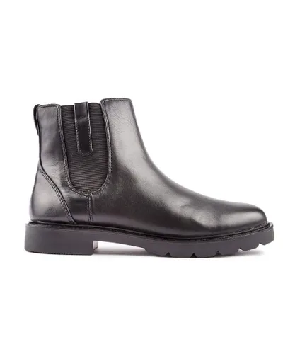 Rockport Womens Kacey Bootie Boots - Black Leather