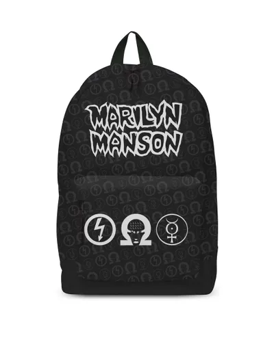 Rocksax Backpack Marilyn Manson Classic Logo Rucksack 43cm