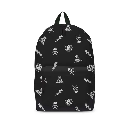 Rocksax Fall Out Boy Backpack - Logo Pattern