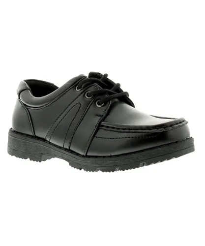 Rockstorm Boys School Shoes Rob Lace Up black