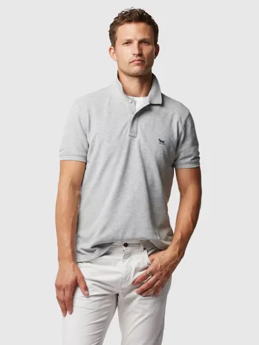 Rodd & Gunn Gunn Cotton Slim Fit Short Sleeve Polo Shirt - Dusk - Male