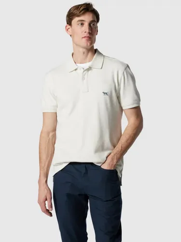 Rodd & Gunn Gunn Cotton Slim Fit Short Sleeve Polo Shirt - Ice - Male