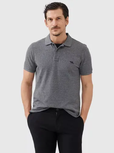 Rodd & Gunn Gunn Cotton Slim Fit Short Sleeve Polo Shirt - Tungsten - Male