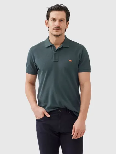 Rodd & Gunn Gunn Cotton Slim Fit Short Sleeve Polo Shirt - Vine - Male