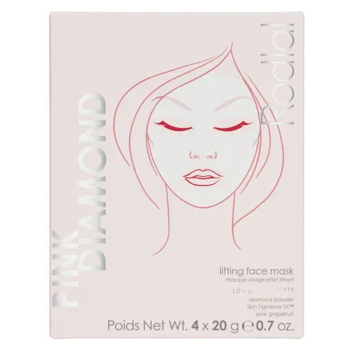 Rodial Pink Diamond Lifting Face Sheet Mask (Box of 4