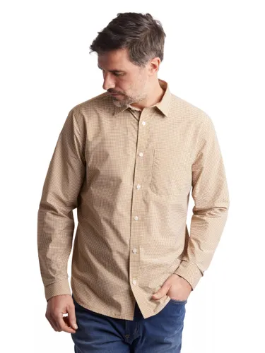 Rohan Portland Long Sleeve Shirt, Desert Ochre Gingham - Desert Ochre Gingham - Male