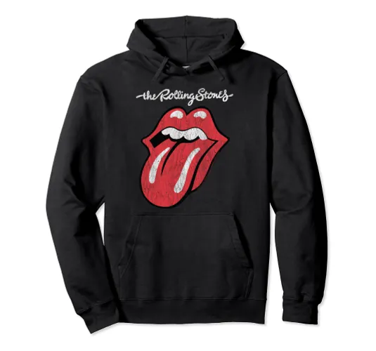 Rolling Stones Official Script Tongue Pullover Hoodie