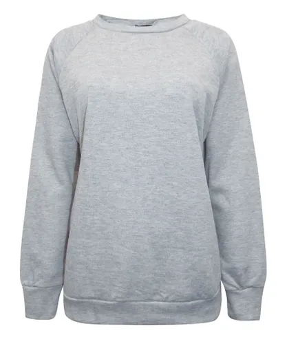 Roman Womens Sweatshirt Lounge Top - Grey