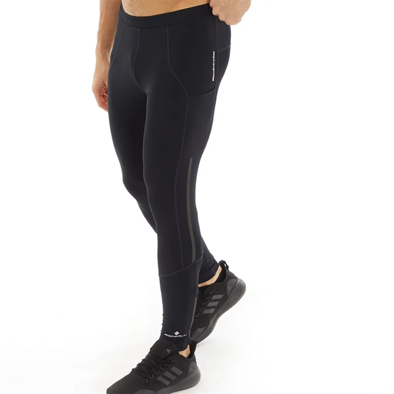 Ron Hill Mens Ronhill Tech Revive Stretch Running Tights Black