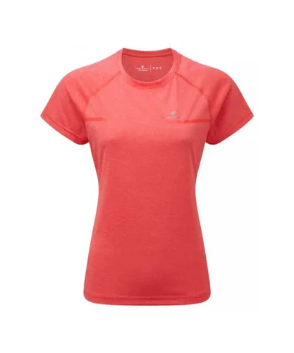 Ron Hill Womens Everyday Short Sleeve Running T Shirt - Pink