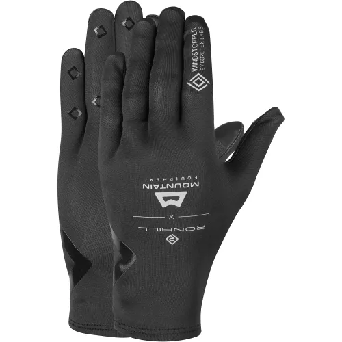 Ronhill Running, Gore-Tex Windstopper Glove, All Black,