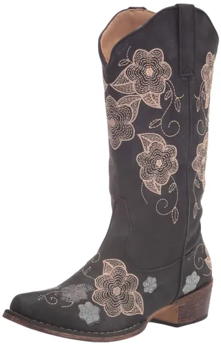 ROPER Women's Riley Flowers Western Boot